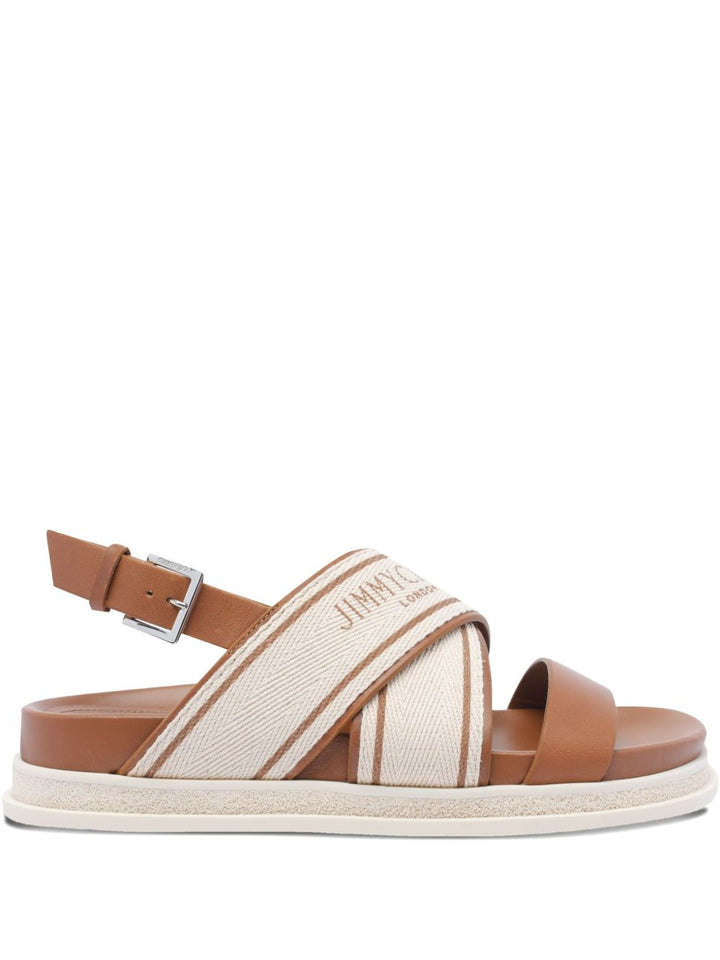 Jimmy Choo Sandals Leather Brown