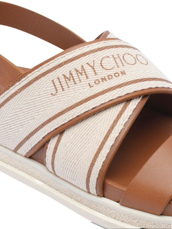 Jimmy Choo Sandals Leather Brown