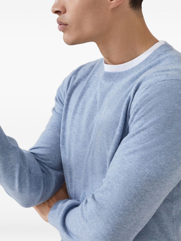 Brunello Cucinelli Sweaters Clear Blue