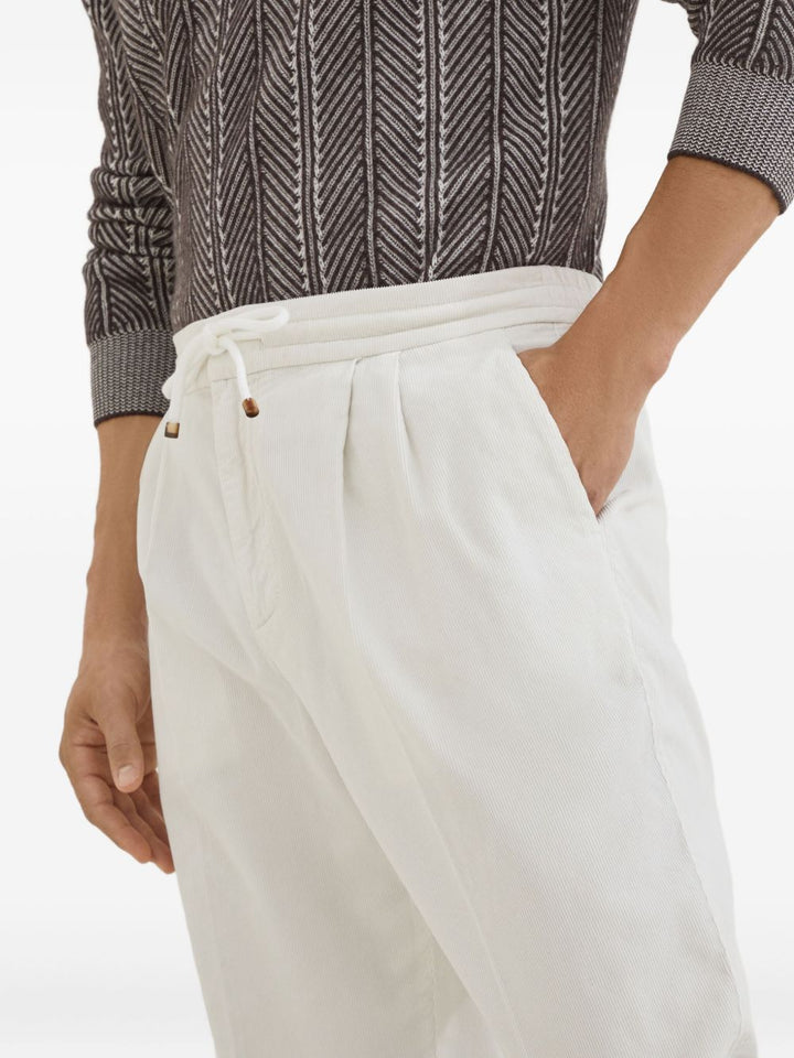 Brunello Cucinelli Trousers White