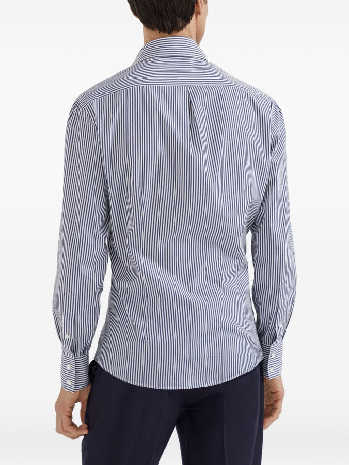 Brunello Cucinelli Shirts Blue