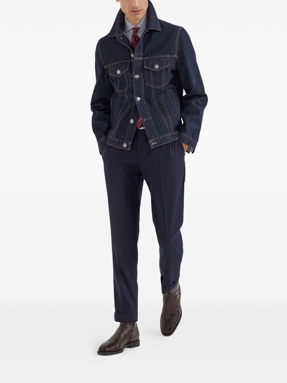 Brunello Cucinelli Shirts Blue