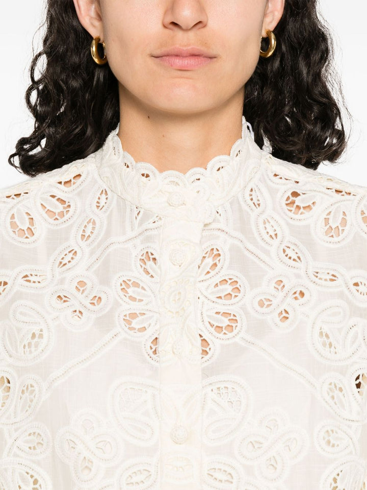 Zimmermann Shirts Ivory