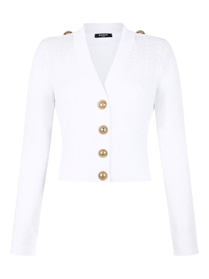 Balmain Sweaters White