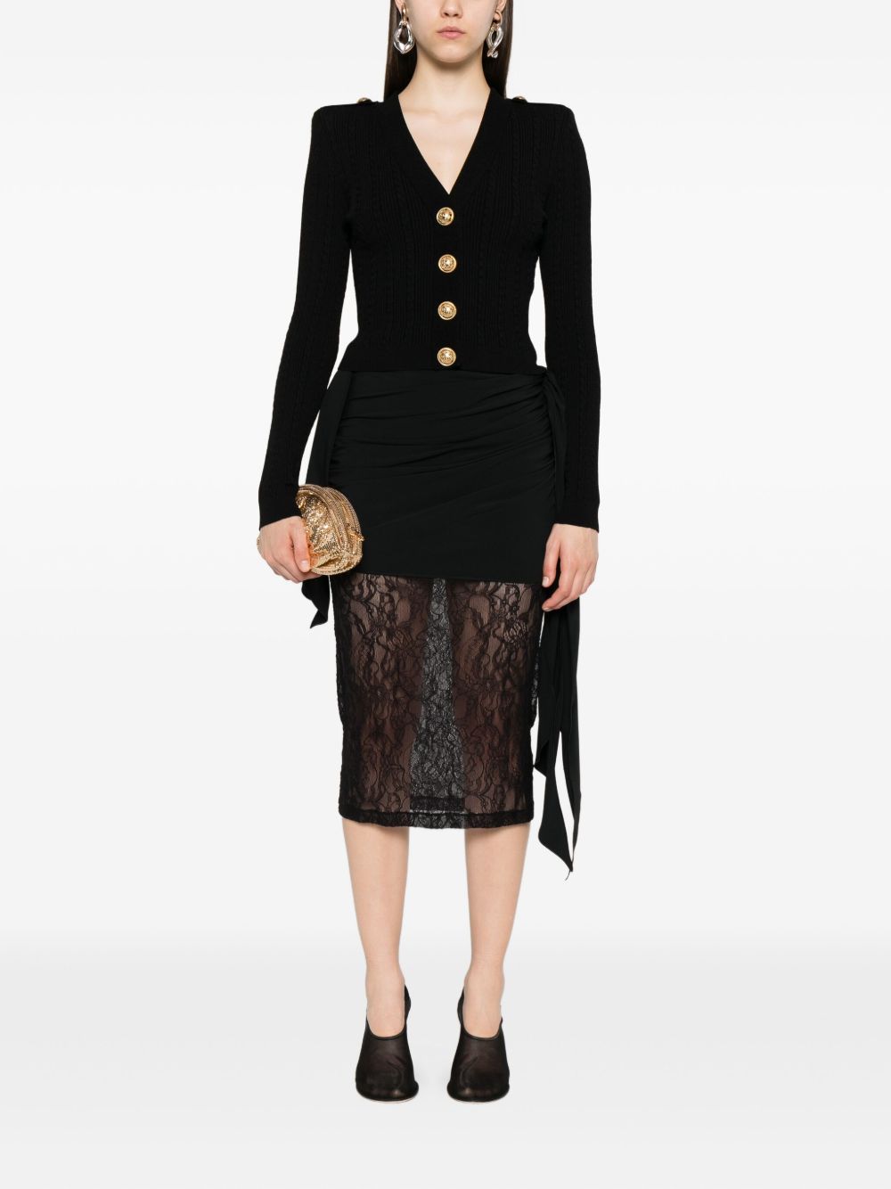 Balmain Sweaters Black