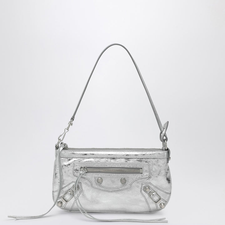 Balenciaga Silver metallic Le City shoulder pouch