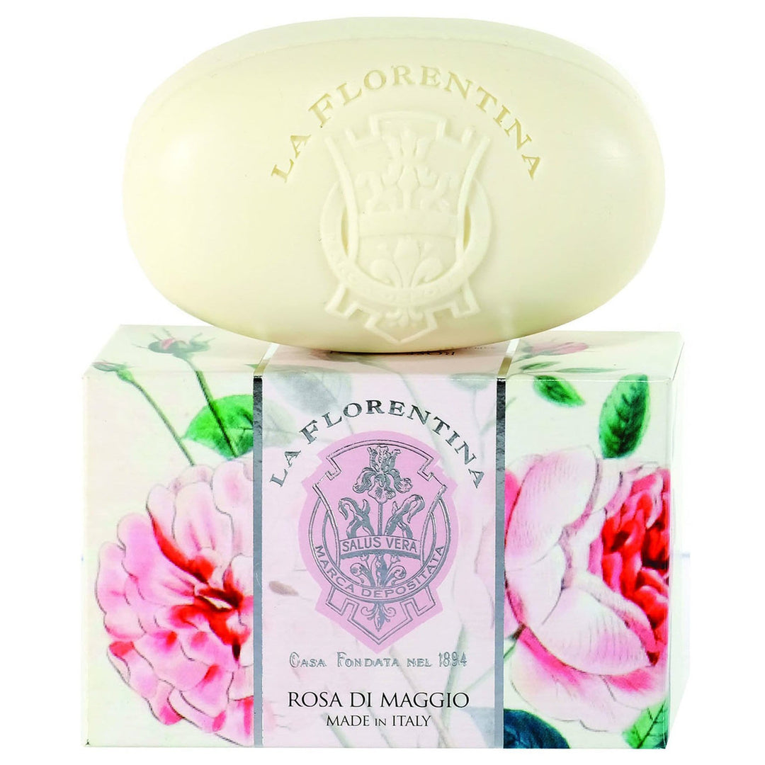 La Florentina 300g Bar Soap Gift Boxed La Florentina Rose of May Bar Soap 300g Set of 3Pcs Brand