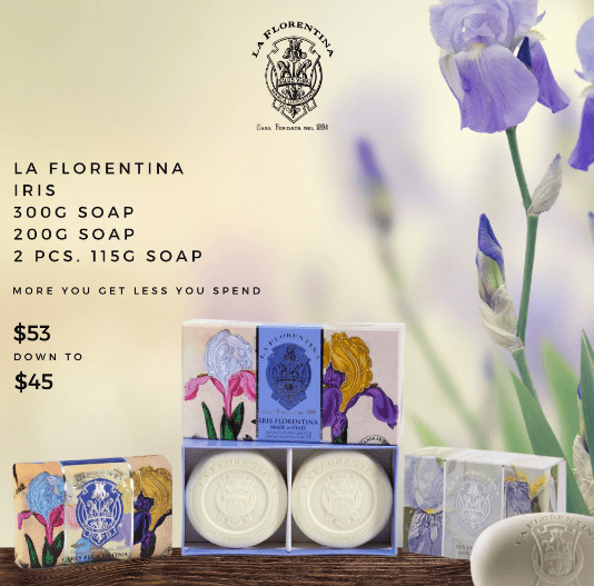 La Florentina Bar soap La Florentina Iris Soap Bundle Brand