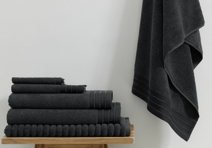 Bemboka Bath Sheets Charcoal Bemboka Pure Cotton Bath Sheets Jacquard Bemboka Pure Cotton Bath Sheets Jacquard Brand