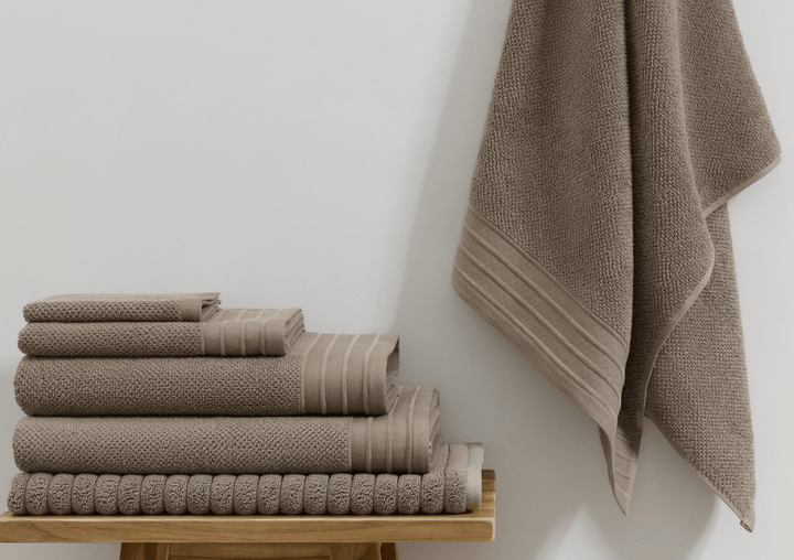 Bemboka Bath Sheets Mocha Bemboka Pure Cotton Bath Sheets Jacquard Bemboka Pure Cotton Bath Sheets Jacquard Brand