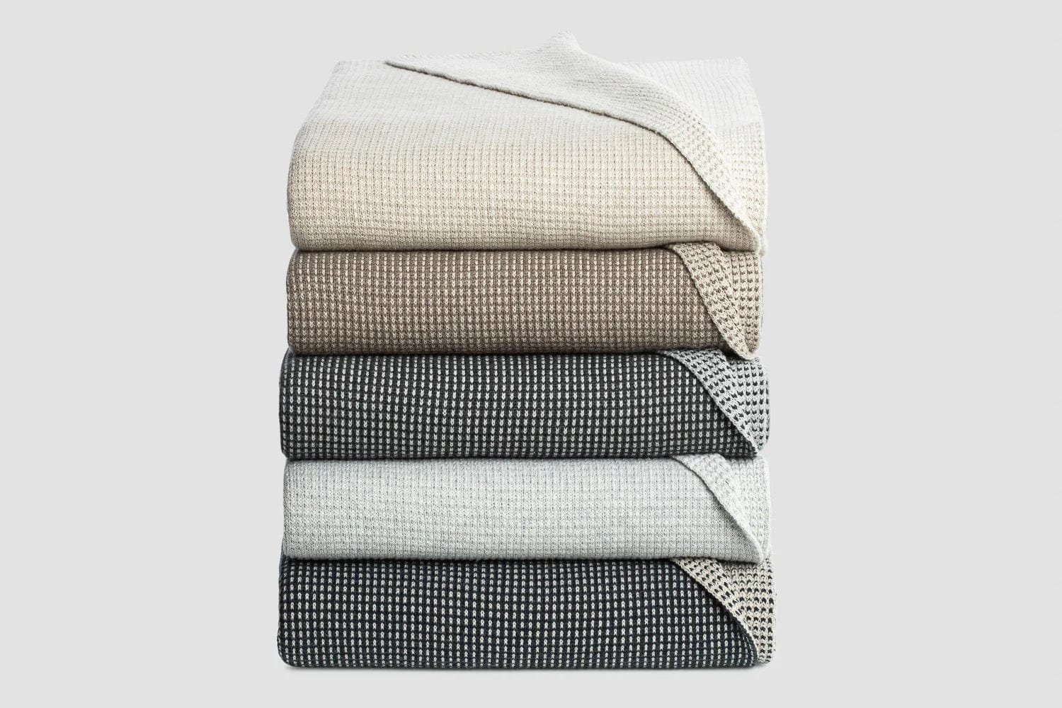 Bemboka Luxury Reversible Box Knitted Weighted Blankets