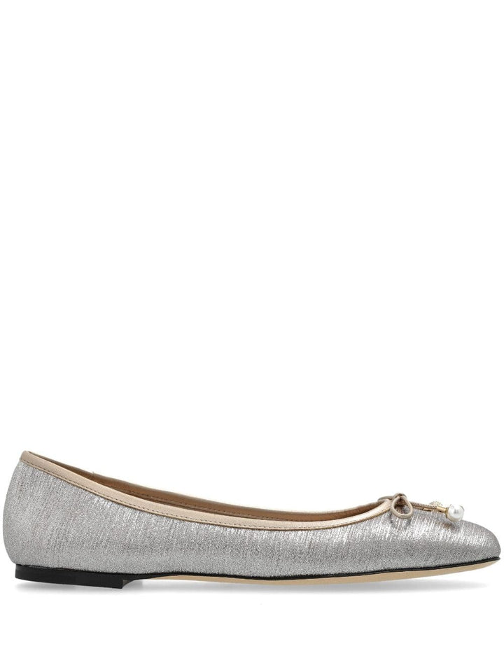 Jimmy Choo Flat Shoes 35 Jimmy Choo Flat shoes Silver Bow Jimmy Choo Powder Flats – Silver Bow Detail for Timeless Elegance Brand