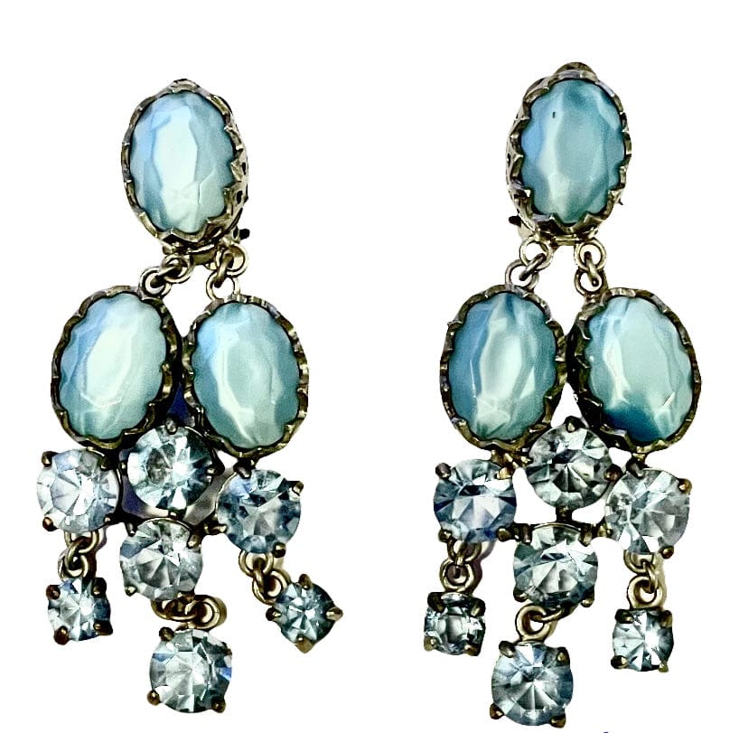 Giora Pendant Earrings With Turquoise Precious Swarovski Stone
