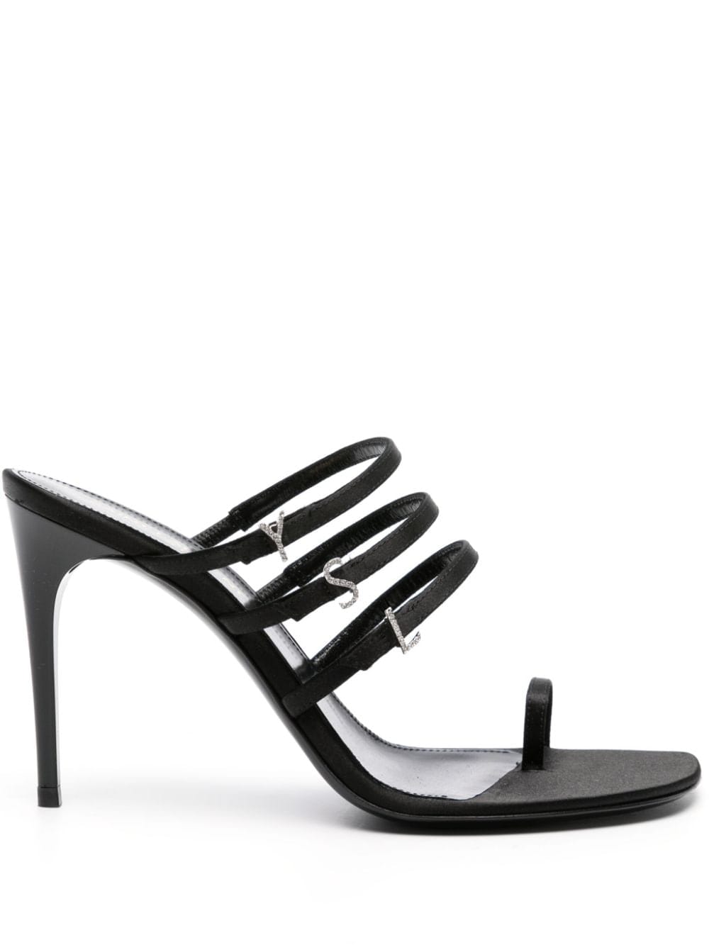 Saint Laurent Sandals Saint Laurent Sandals Black Saint Laurent Elegant Black Sandals at Italian Luxury Group Brand