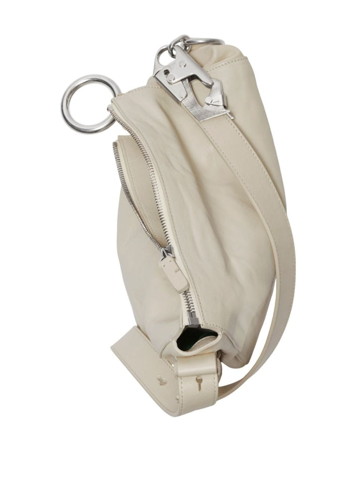Burberry Shoulder UNI Burberry Calf Leather Bags Burberry cream white calf leather bag with silver-tone hardware Brand