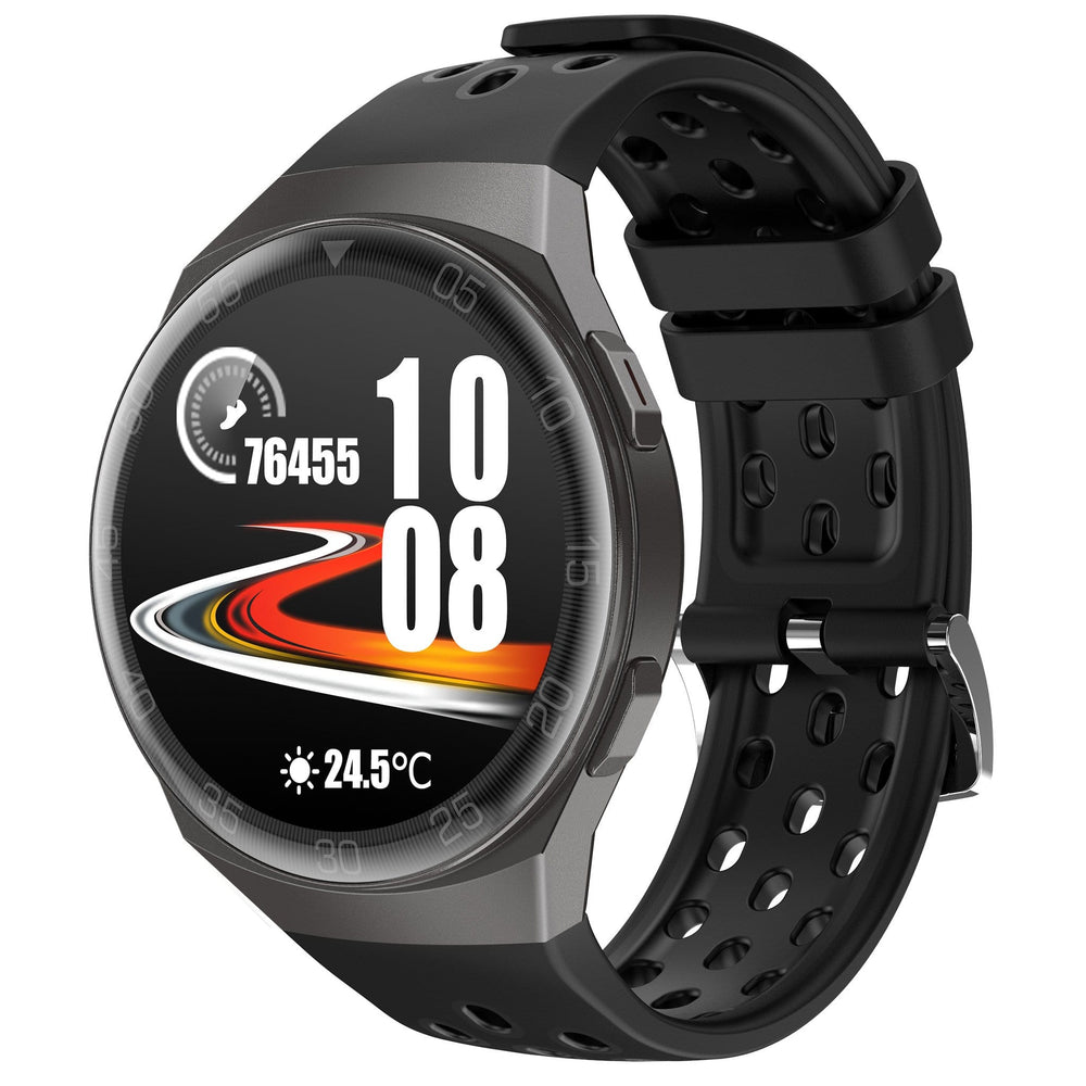 Italian Luxury Group Smart Watches Rubber-Black Sport Blood Oxygen Monitoring Smartwatch Prof Data Analysis IP67 Depth Waterproof Brand