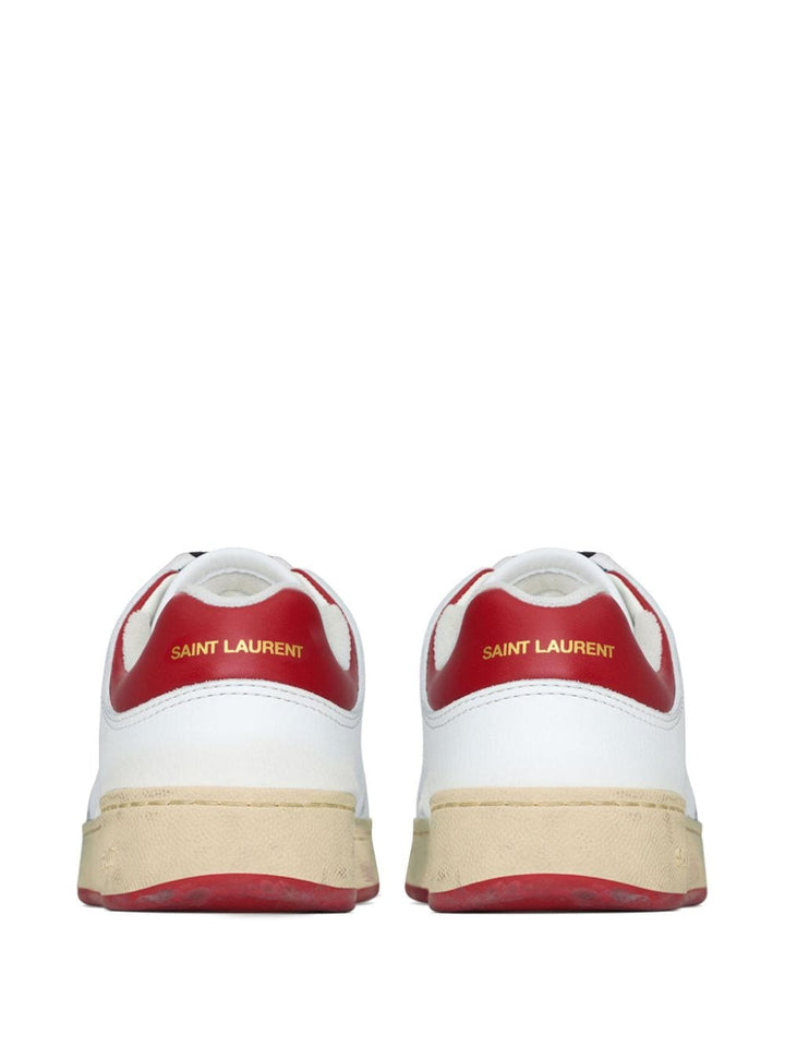 Saint Laurent Sneakers Saint Laurent Sneakers White Saint Laurent Sneakers White Crimson Calf Leather Brand