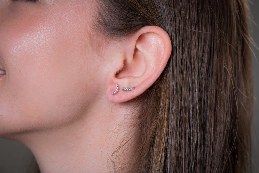 Georgini Earring Georgini Summer Sorbet Vanilla Vine Earrings Small Silver Brand