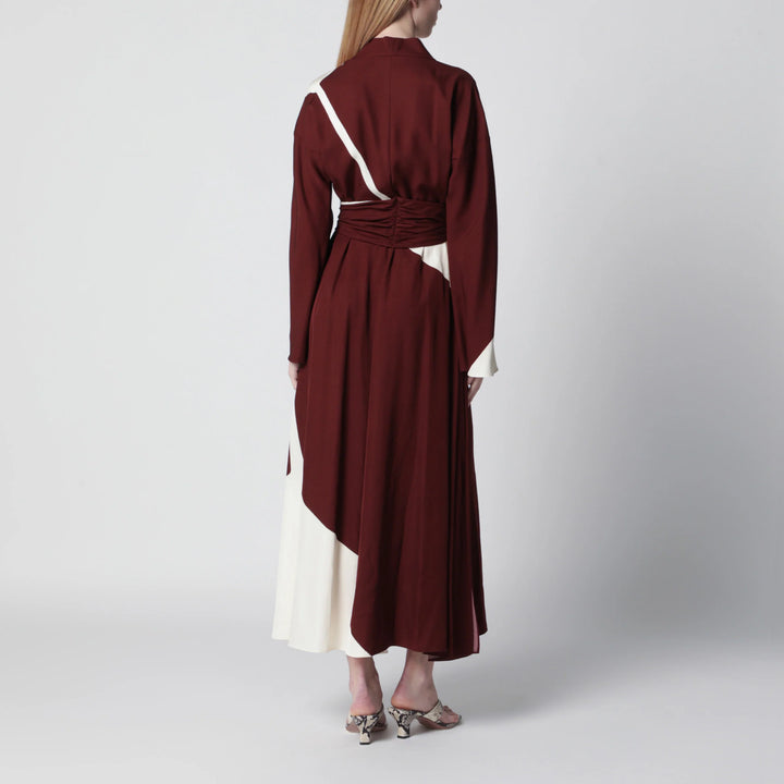 Printed dress in viscose twill