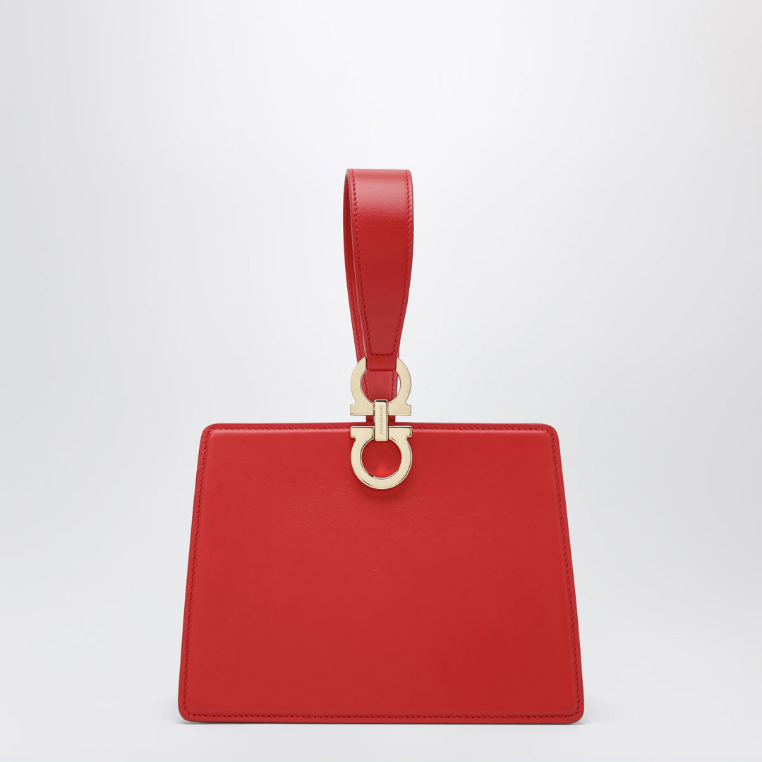 Ferragamo - Red double Gancini mini clutch