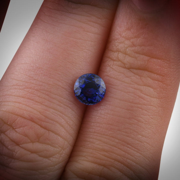 1.09 Carat Blue SRI LANKAN Round Sapphire