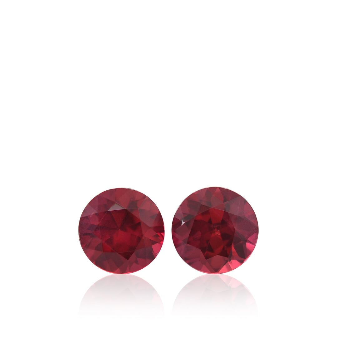 1.21 Carat Red MOZAMBIQUE Round Rubies