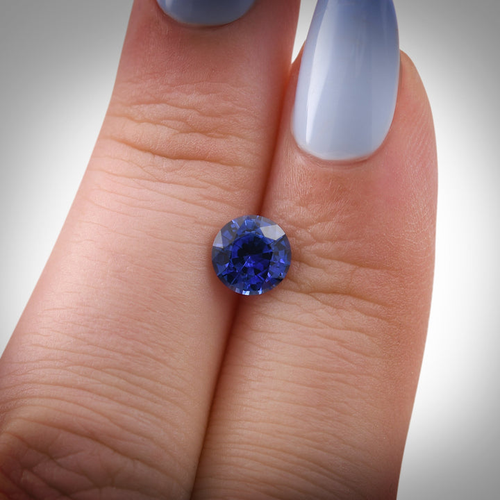 1.29 Carat Blue SRI LANKAN Round Sapphire