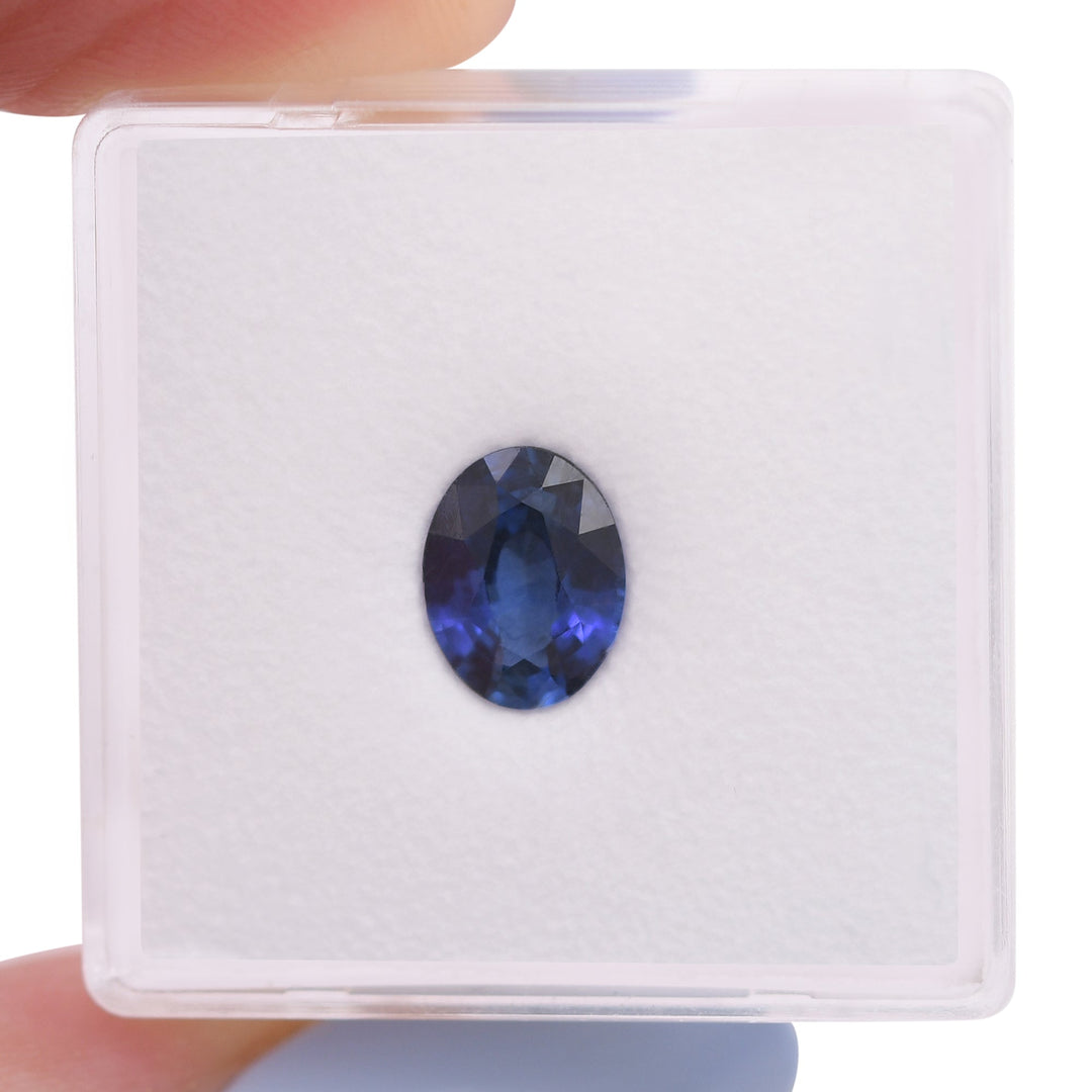 1.35 Carat Blue SRI LANKAN Oval Sapphire