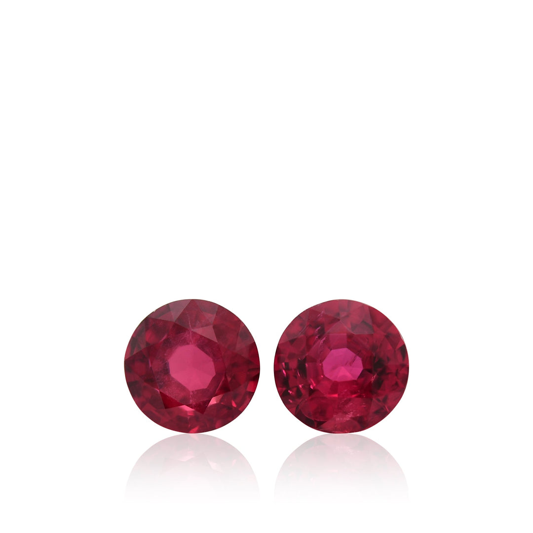 1.41 Carat Red MOZAMBIQUE Round Ruby