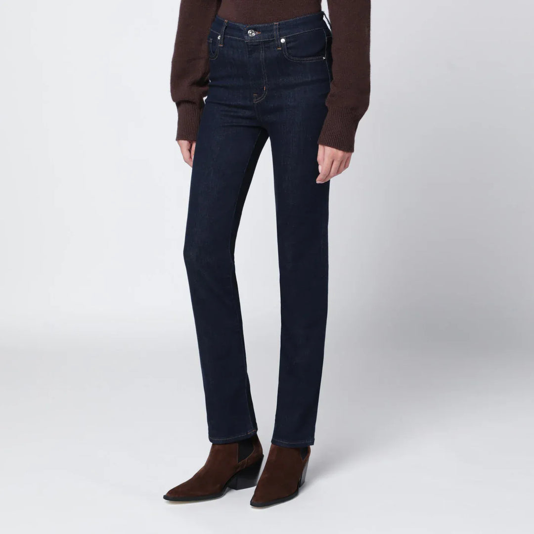Frame - Dark blue straight jeans The Pencil Brand Pants