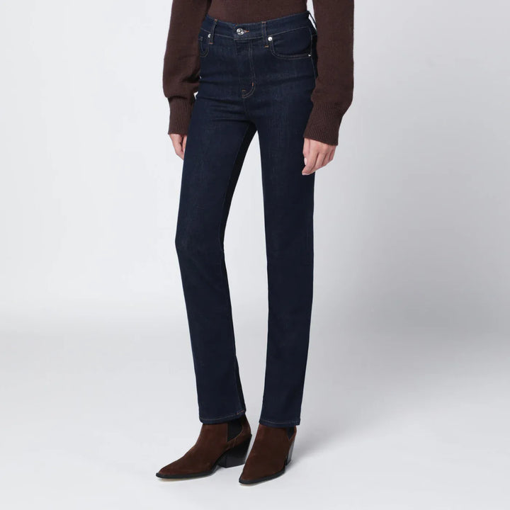 Frame - Dark blue straight jeans The Pencil Brand Pants
