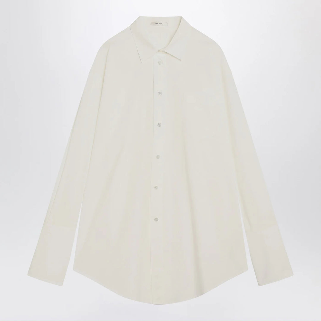 The Row - White Ment cotton shirt