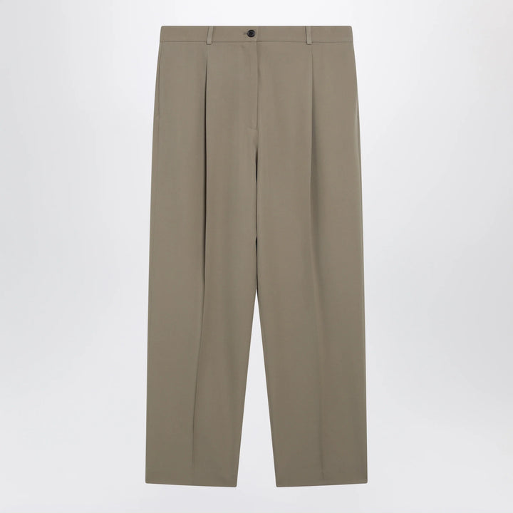 The Row - Gianni tapered wool gabardine trousers in beige
