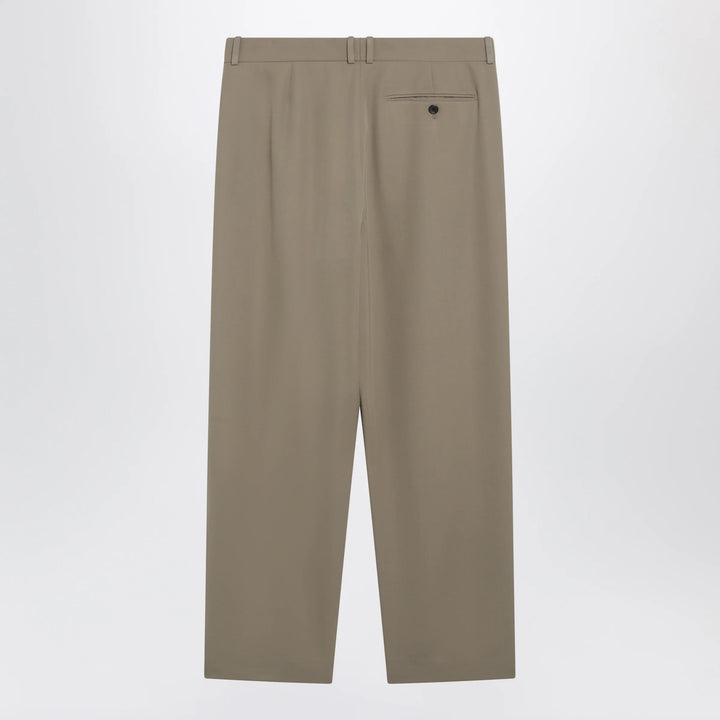 The Row - Gianni tapered wool gabardine trousers in beige