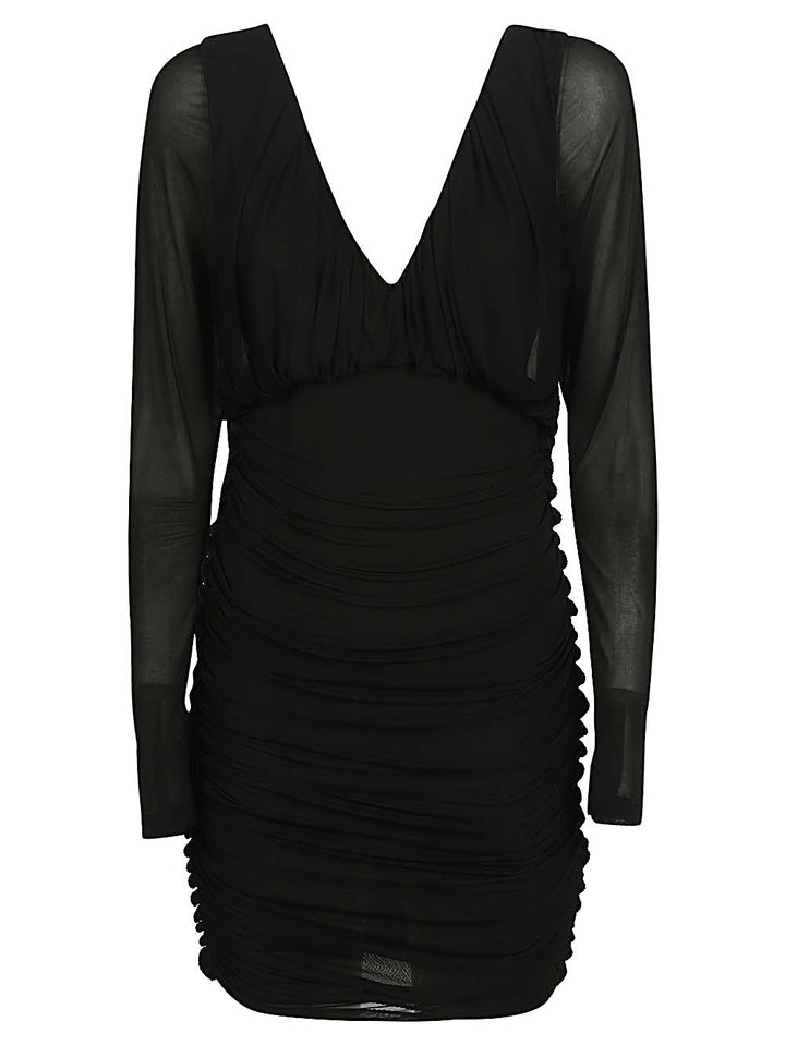 Saint Laurent Black Short Jersey Dress