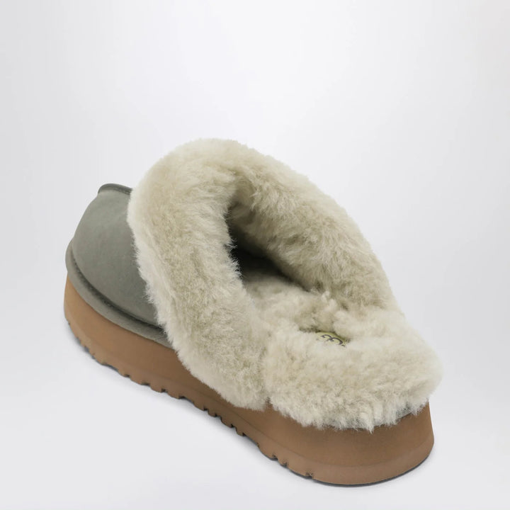 UGG - Disquette moss green eather slip-ons