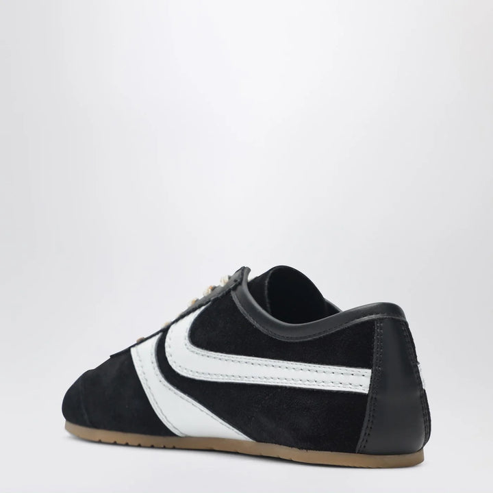 Dries Van Noten - Black/white leather and suede Sneakers