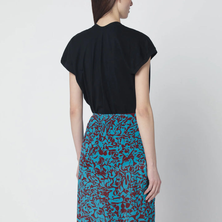 Dries Van Noten - Black V-neck T-shirt