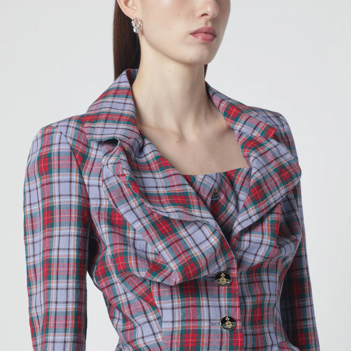 Vivienne Westwood - Drunken jacket with tartan pattern