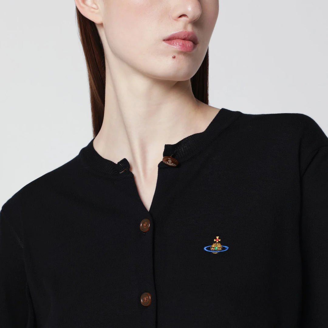 Vivienne Westwood - Black cotton cardigan