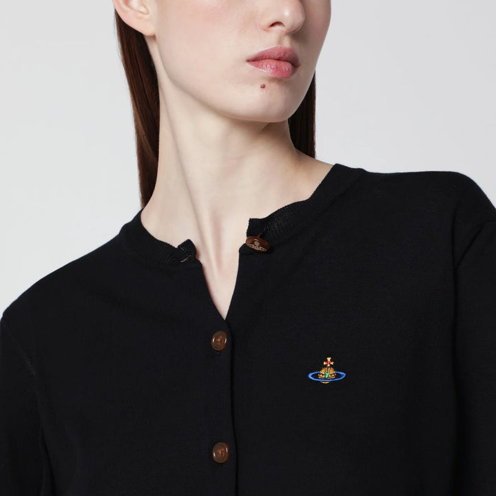 Vivienne Westwood - Black cotton cardigan