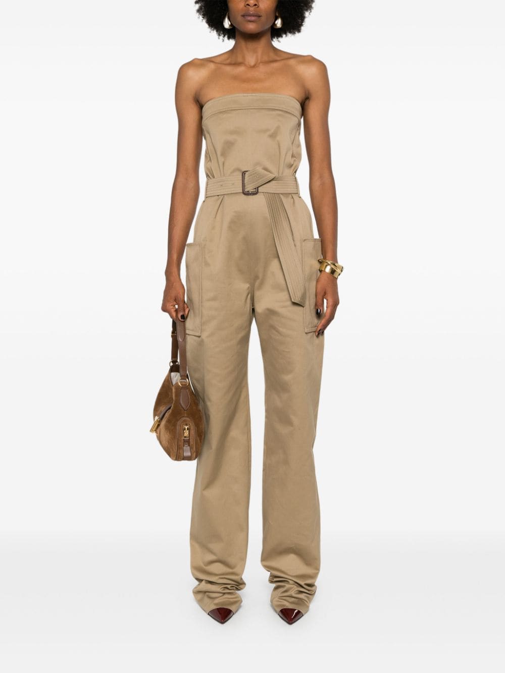 Saint Laurent Dresses Beige