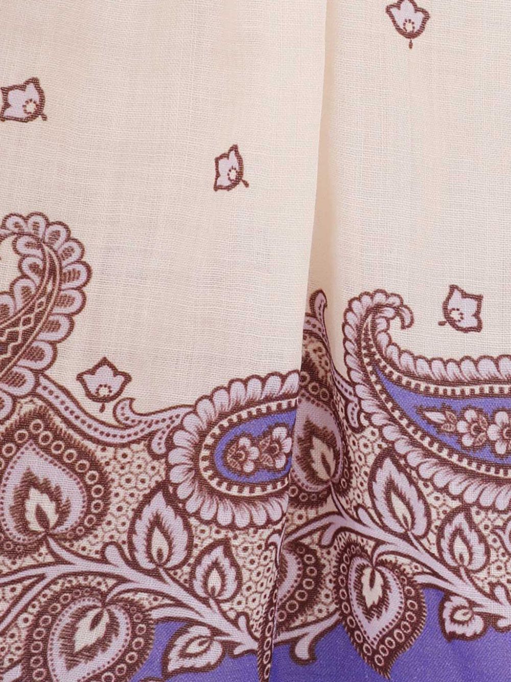 ZIMMERMANN Cream Rhiannon trousers with fantasy print