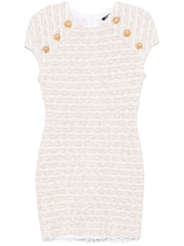 Balmain 白色連身裙