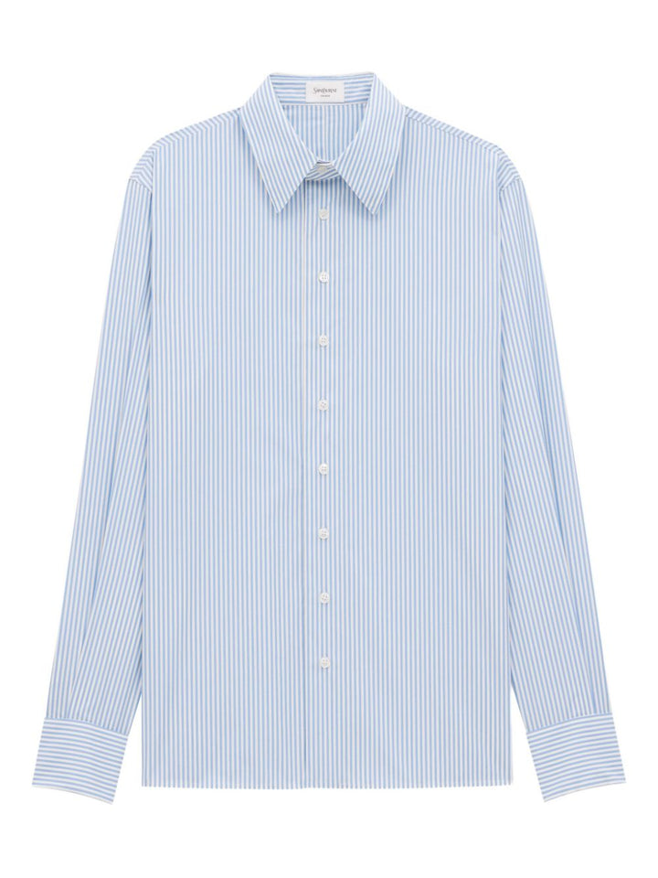 Saint Laurent Shirts Blue