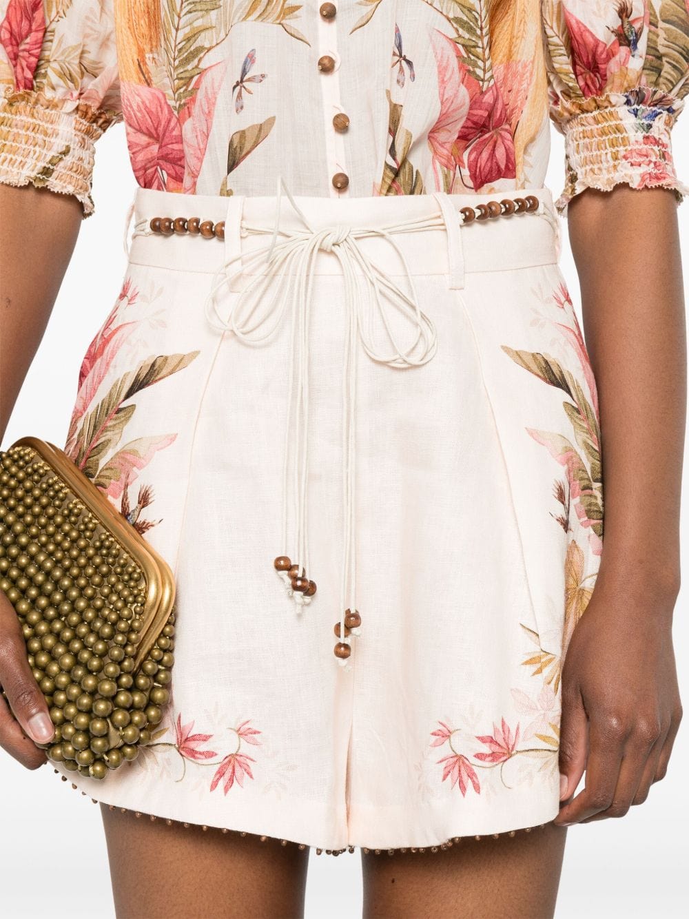 Short trousers Zimmermann Shorts Beige Brand