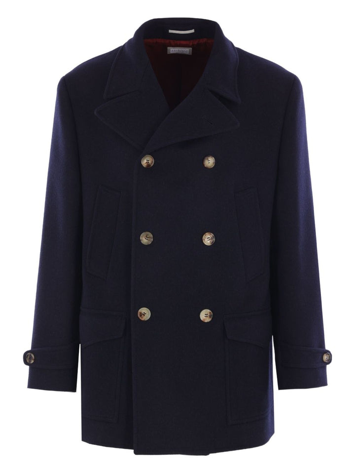 Brunello Cucinelli Coats Blue