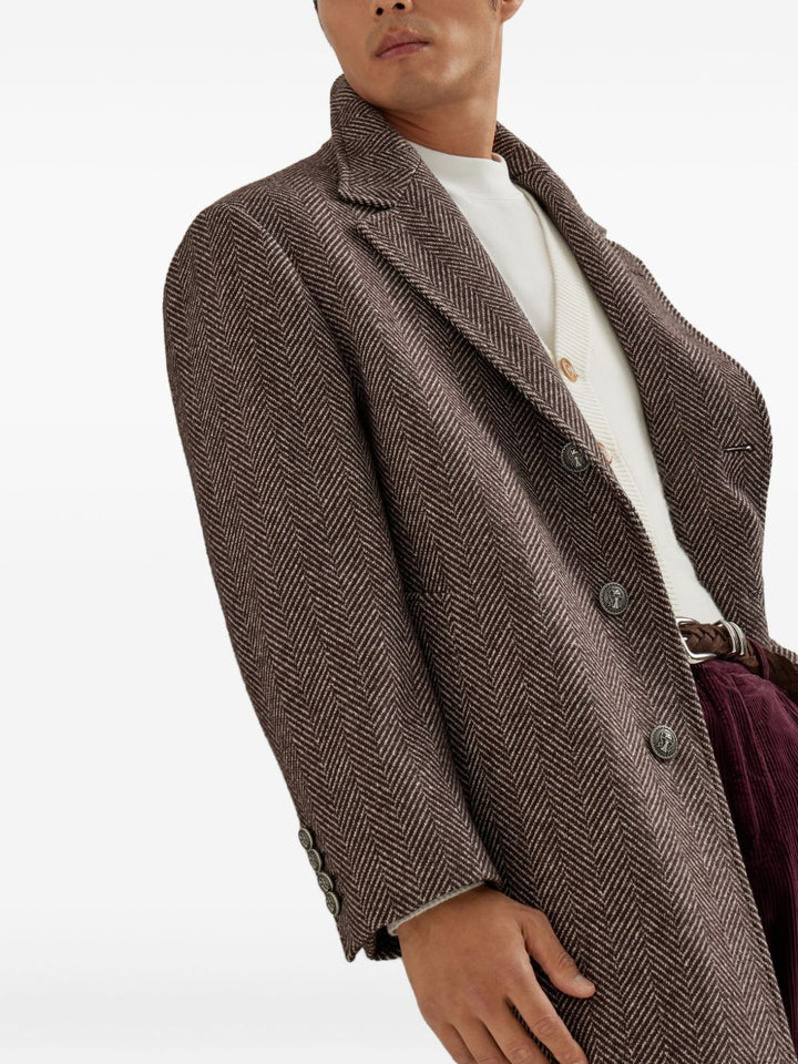 Brunello Cucinelli Coats Brown