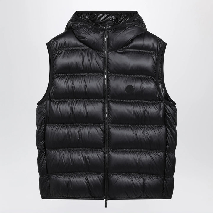 Moncler - Black nylon-padded Panestrel waistcoat