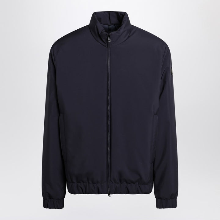 Moncler Short down jacket Luserna blue